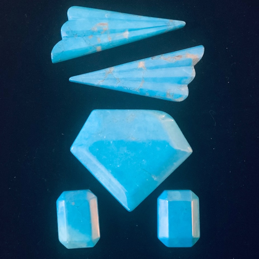 Genuine STONE CABOCHONS ⭐️HOWLITE CRAFTERS JEWELRY LOT Top Grade Gemstones